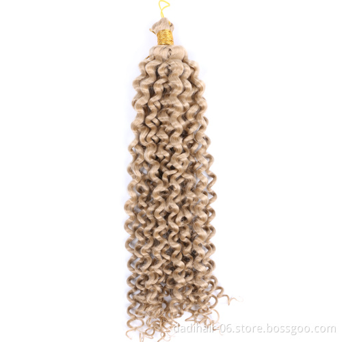 Wholesale Synthetic Box Passion Twist Water Wave Crochet Hair For African American Women
